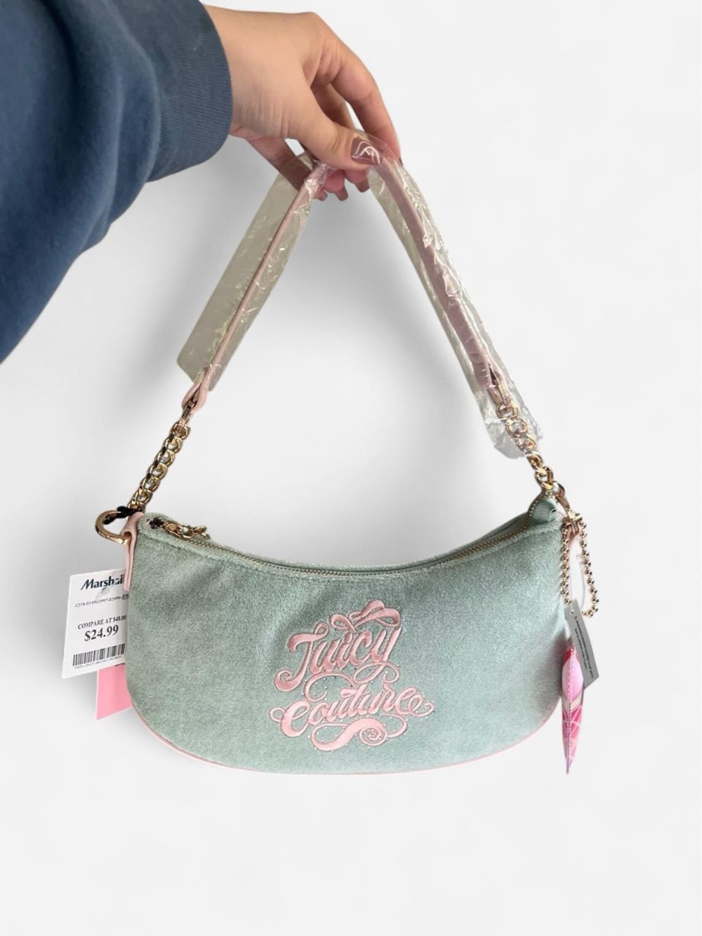 Juicy Couture Juicy Sugar Rush Shoulder Bag In Color Frosty Green <3